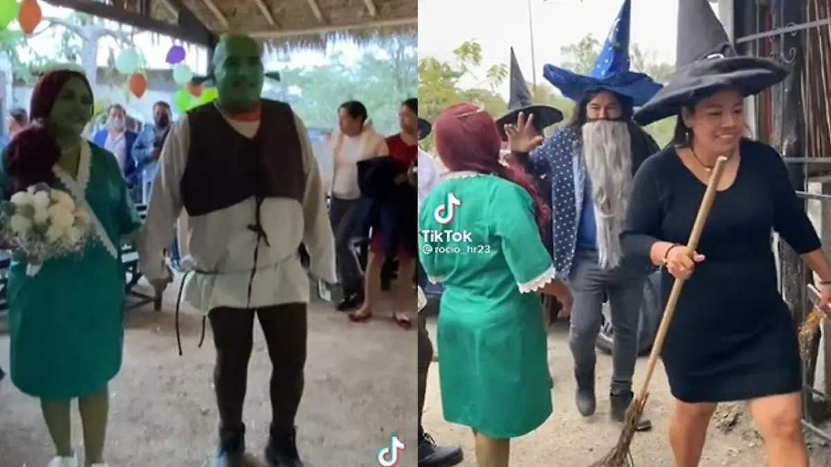 boda temática Shrek